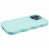 iPhone 13 Pro EIDERWOOD Flexibelt Plast Wavy Skal - Blå