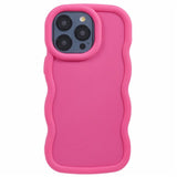 iPhone 12 Pro Max EIDERWOOD Flexibelt Plast Wavy Skal - Pink