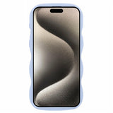 iPhone 12 / 12 Pro EIDERWOOD Flexibelt Plast Wavy Skal - Lila