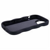 iPhone 14 EIDERWOOD Flexibelt Plast Wavy Skal - Svart