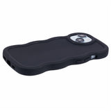 iPhone 14 EIDERWOOD Flexibelt Plast Wavy Skal - Svart