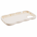 iPhone 13 EIDERWOOD Flexibelt Plast Wavy Skal - Vit