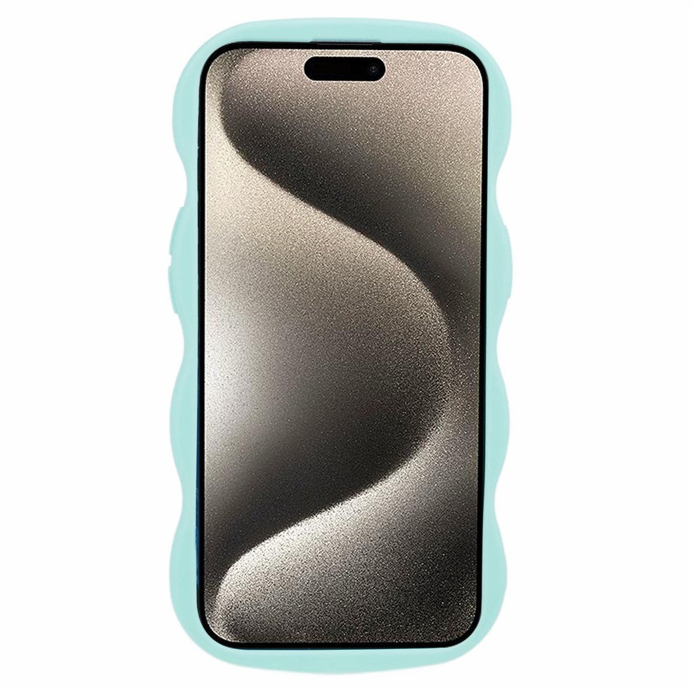 iPhone 13 EIDERWOOD Flexibelt Plast Wavy Skal - Blå