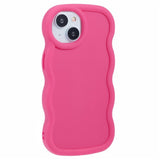 iPhone 13 EIDERWOOD Flexibelt Plast Wavy Skal - Pink