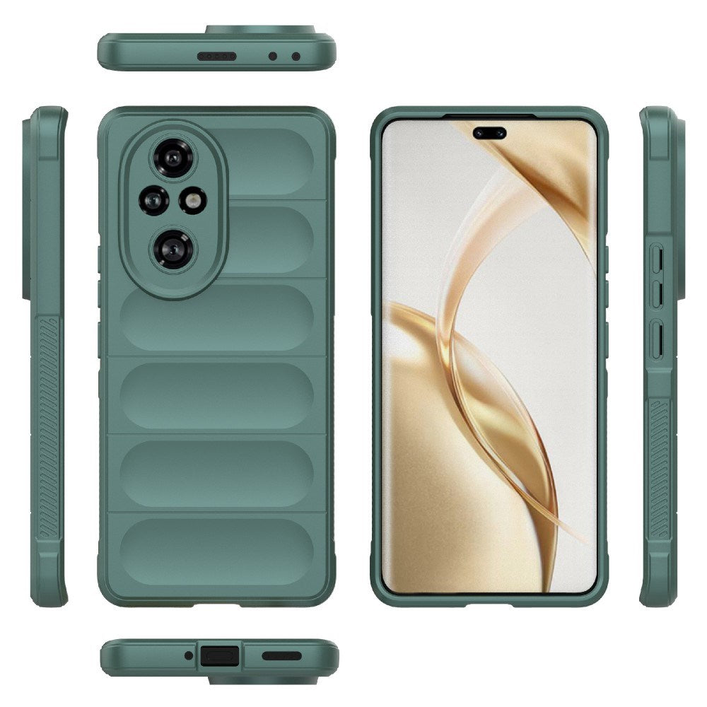 EIDERWOOD Honor 200 Pro (5G) Flexibelt Plast Skal - Grön