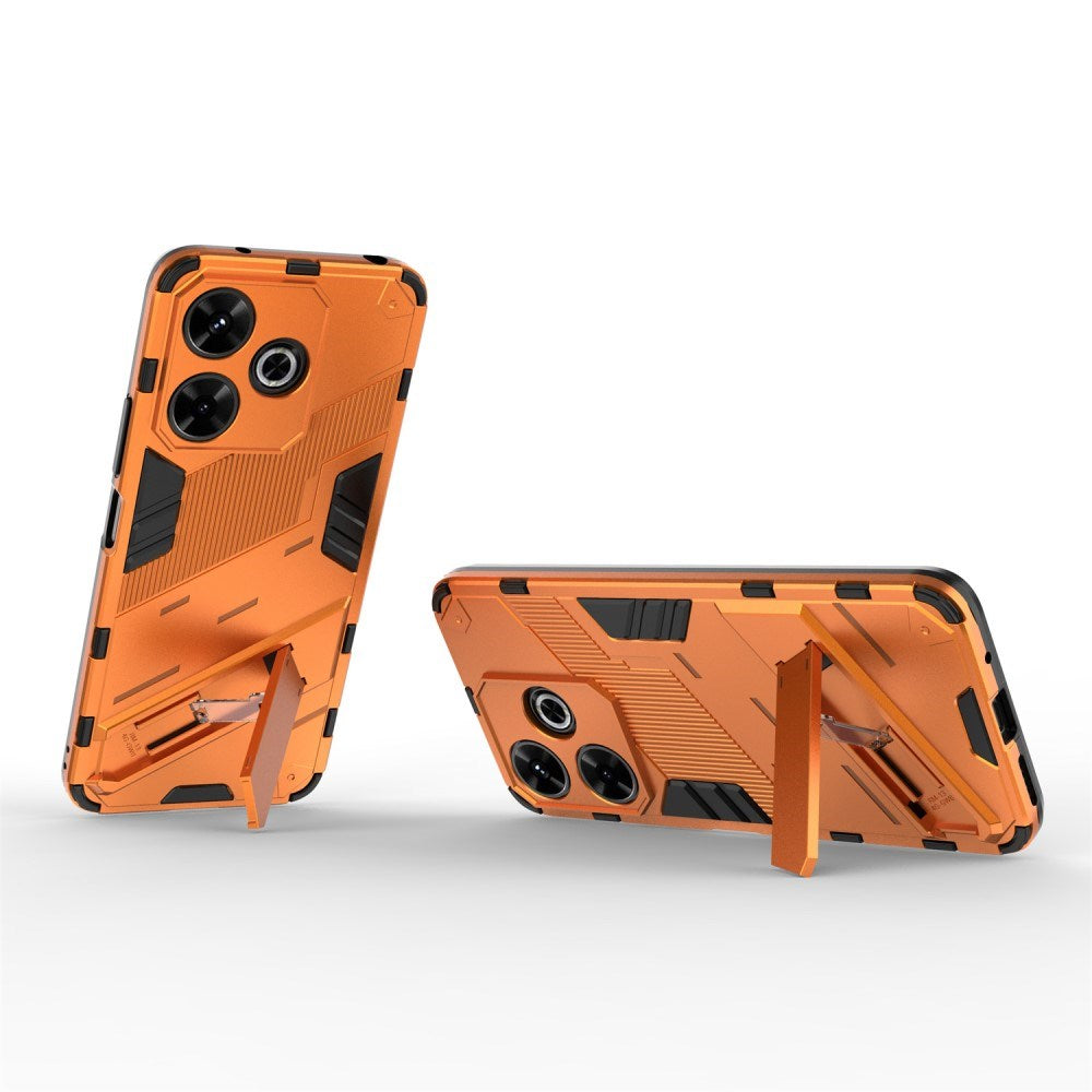 EIDERWOOD Xiaomi Redmi 13 Hybrid Skal med Kickstand - Orange