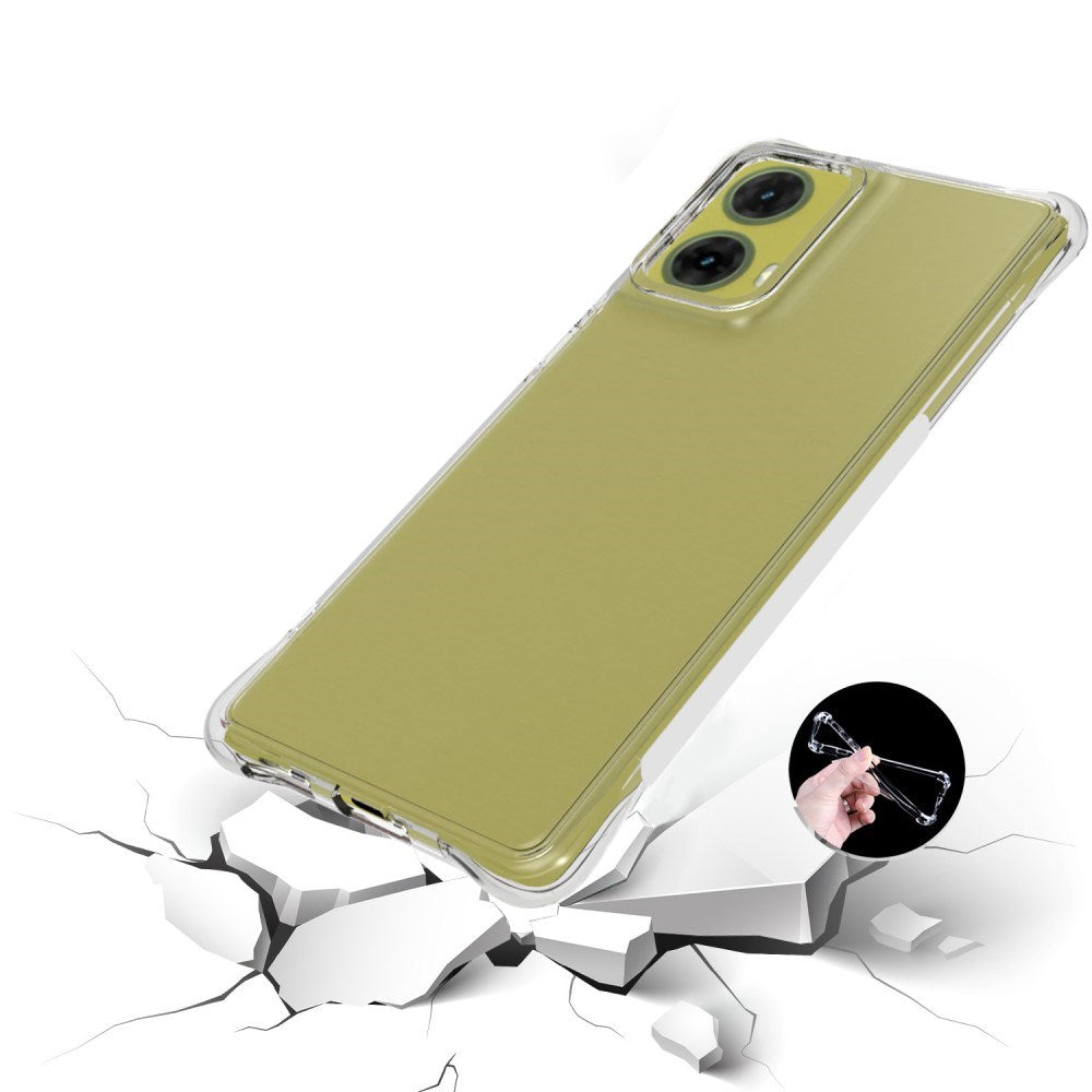 EIDERWOOD Motorola Moto G85 (5G) Flexibel Plast Skal - Genomskinlig