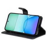 EIDERWOOD Xiaomi Redmi 13 Plånboksfodral i Konstläder med Rem - Svart