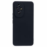 EIDERWOOD Honor 200 5G Fodral – Flexibelt Plast-fodral med Fiberfoder och Precisa Kamerautskärningar - Svart