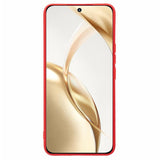 EIDERWOOD Honor 200 5G Fodral – Flexibelt Plast-fodral med Fiberfoder och Precisa Kamerautskärningar - Röd