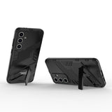 Samsung Galaxy S24 FE Hybrid Skal med Kickstand - Svart