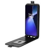EIDERWOOD OnePlus Nord CE4 Lite (5G) Vertikalt Flip Fodral med Korthållare - Svart