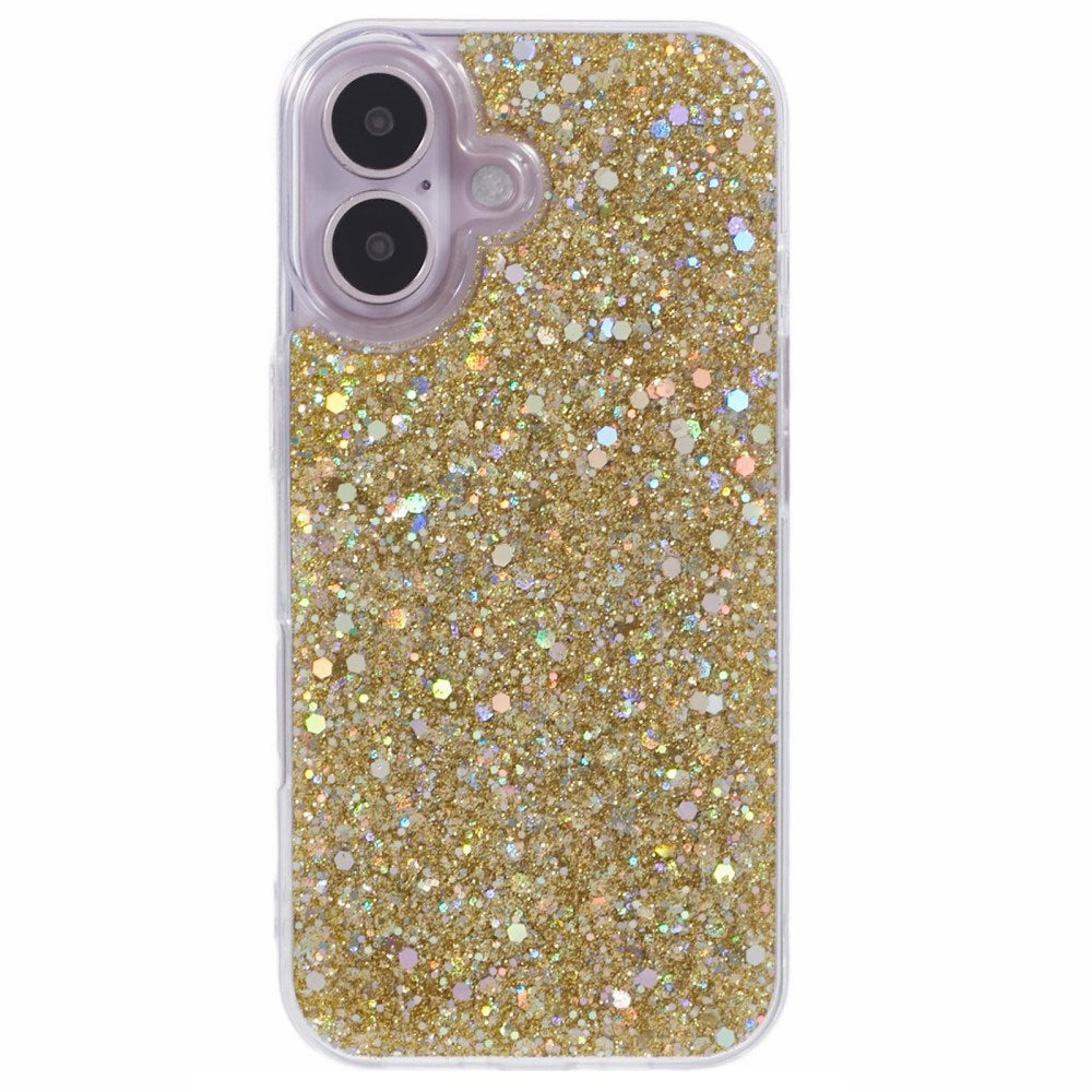 EIDERWOOD iPhone 16 Glitter Skal - Guld