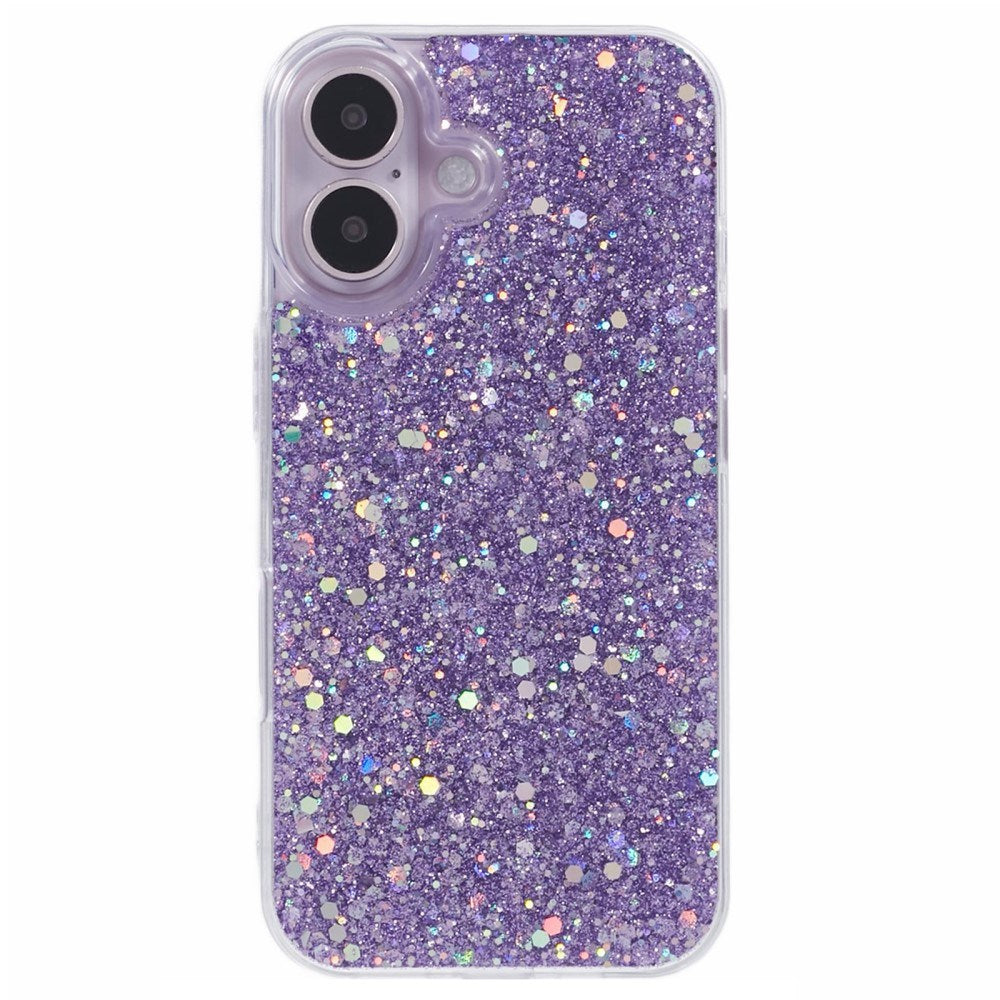 EIDERWOOD iPhone 16 Glitter Skal - Lila