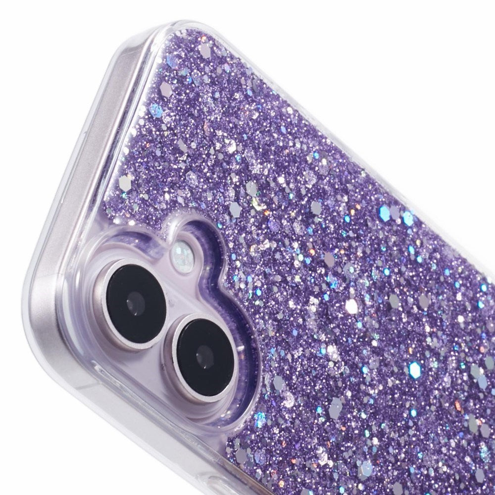 EIDERWOOD iPhone 16 Glitter Skal - Lila