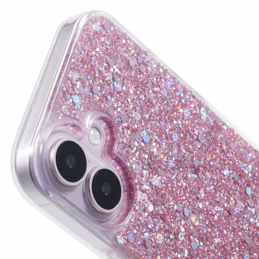 EIDERWOOD iPhone 16 Glitter Skal - Rosa