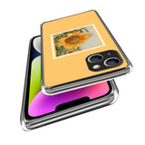 iPhone 14 Skal TPU-plast - Inramad Solros