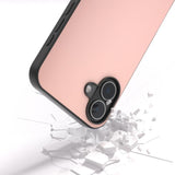 EIDERWOOD iPhone 16 Konstläder Belagd Plastskal - Rosa