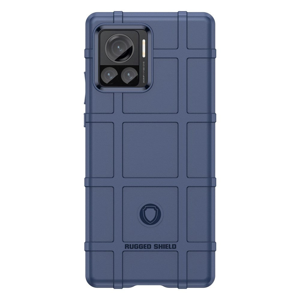 Motorola Edge 30 Ultra Rugged Shield Series Craftsman Bakstycke - Blå