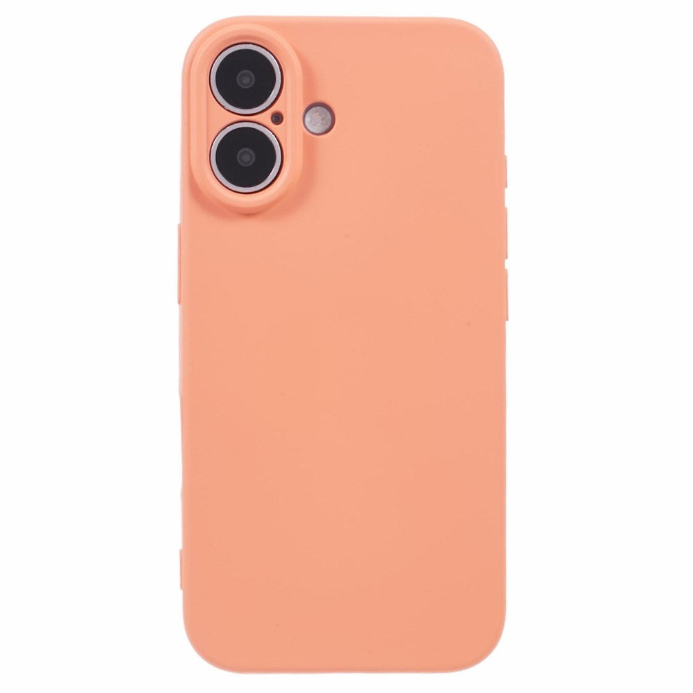 EIDERWOOD iPhone 16 Matt Flexibelt Plast Skal - Orange