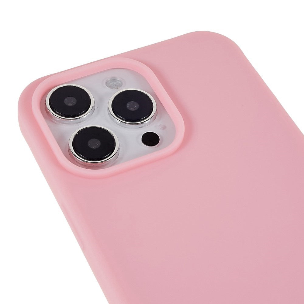 iPhone 16 Pro EIDERWOOD Flexibelt Plast Skal med Rem - Rosa