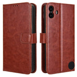 EIDERWOOD Nothing CMF Phone 1 Konstläder Flip Fodral m. Rem - Brun