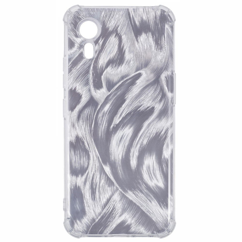 EIDERWOOD Samsung Galaxy Xcover 7 Flexible Plastik Skal med 4 Olika Bakgrunder - Genomskinlig / Multi