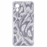 EIDERWOOD Samsung Galaxy Xcover 7 Flexible Plastik Skal med 4 Olika Bakgrunder - Genomskinlig / Multi