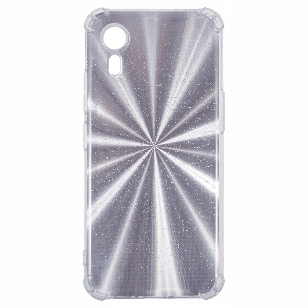 EIDERWOOD Samsung Galaxy Xcover 7 Flexible Plastik Skal med 4 Olika Bakgrunder - Genomskinlig / Multi