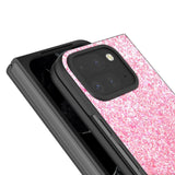 EIDERWOOD Google Pixel 9 Pro Fold (5G) Konstläder Glitter Skal - Rosa