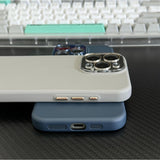 EIDERWOOD iPhone 14 Pro Silikon Skal med Inbyggt Kameraskydd - Svart