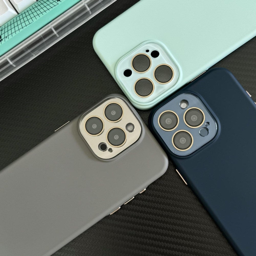 EIDERWOOD iPhone 14 Pro Silikon Skal med Inbyggt Kameraskydd - Svart