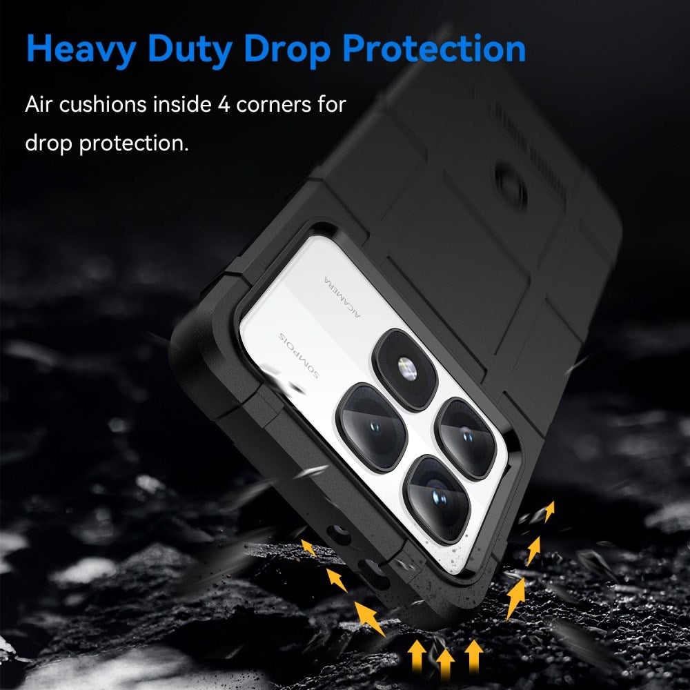 EIDERWOOD Xiaomi 14T Pro Rugged Shield Series Tåligt Skal - Svart