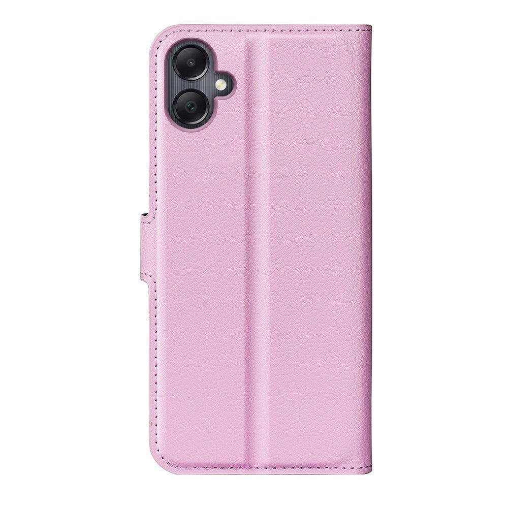 EIDERWOOD Samsung Galaxy A06 Litchi Läder Fodral med Plånbok - Rosa