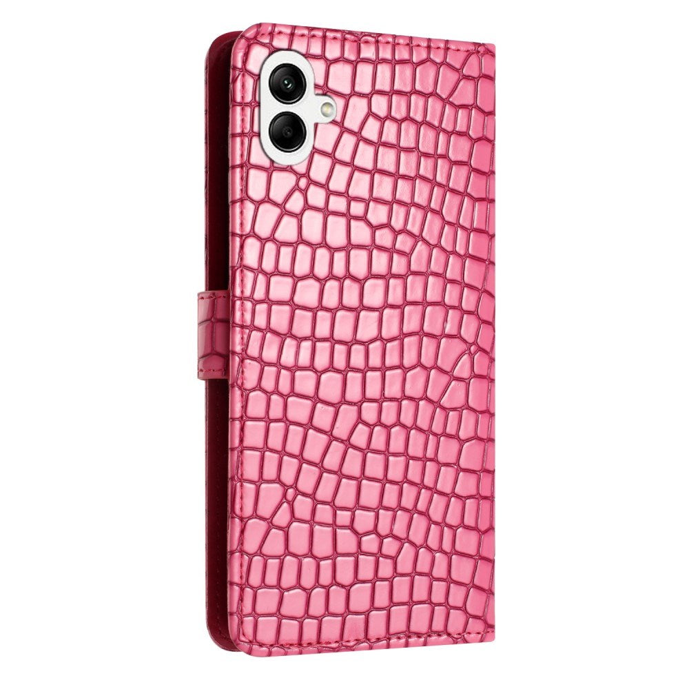 EIDERWOOD Samsung Galaxy A06 Fodral med Krokodilstruktur - Konstläder - Rosa