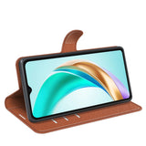 EIDERWOOD Honor X6b Konstläder Flip Fodral m. Korthållare & Ställfunktion - Brun