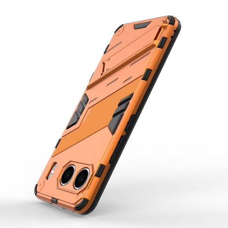 EIDERWOOD OnePlus Nord 4 (5G) Hybrid Hantverkare Skal med Kickstand - Orange