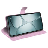 EIDERWOOD Xiaomi 14T Plånboksfodral Litchi Textur - Rosa