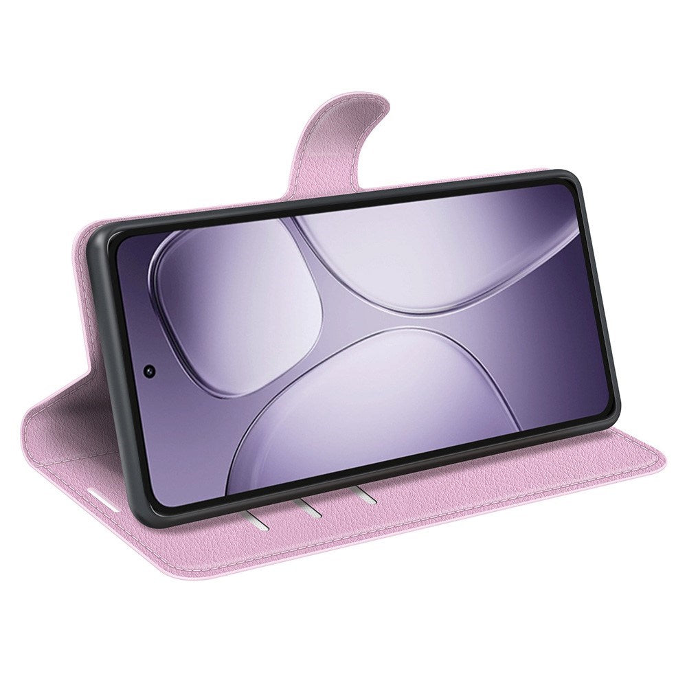 EIDERWOOD Xiaomi 14T Pro Plånboksfodral Litchi Textur - Rosa