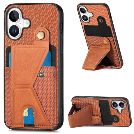 EIDERWOOD iPhone 16 Plus K-Shaped Hybrid Skal - Orange