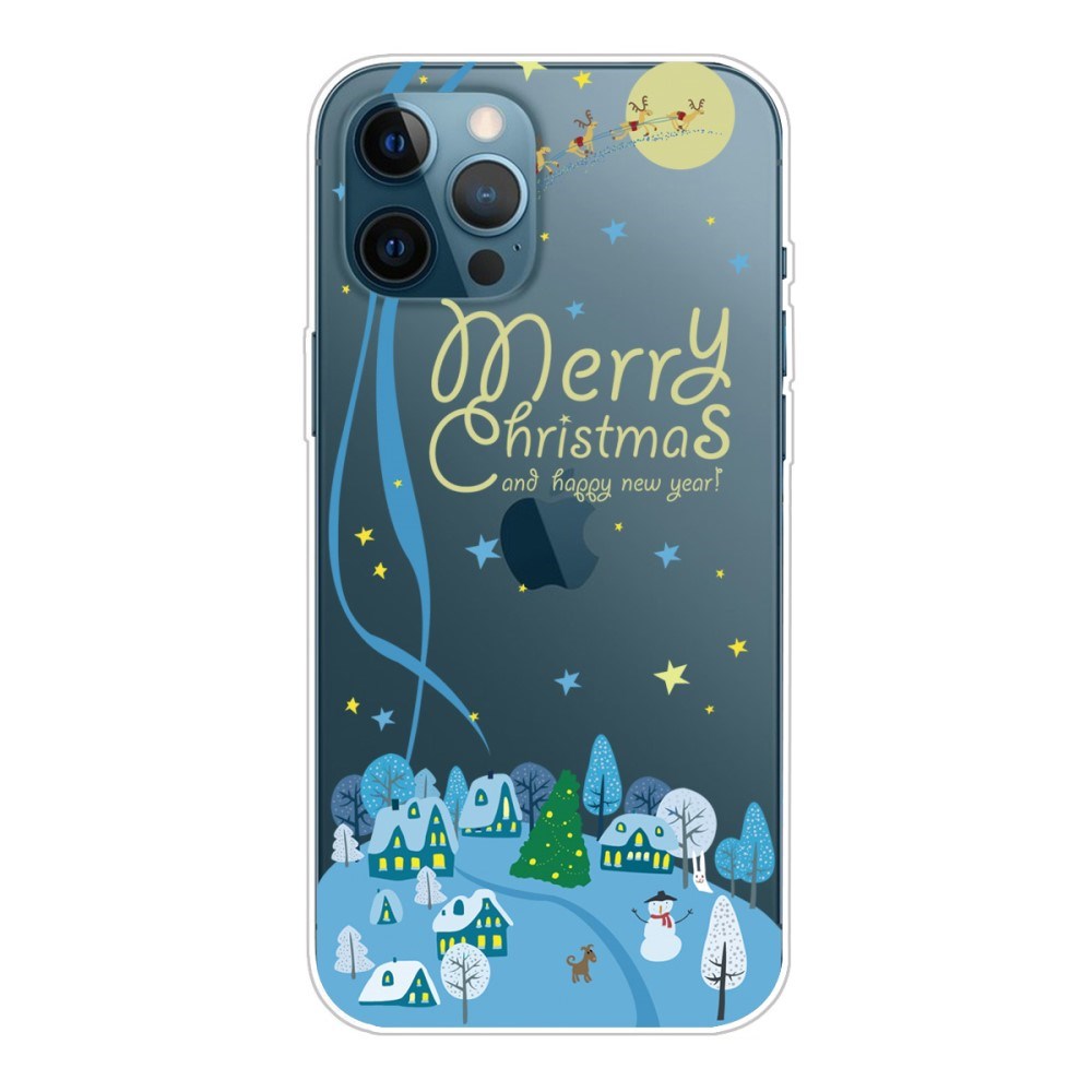 EIDERWOOD iPhone 16 Pro Max Skal Flexibel Plast - Jul-tema - Merry Christmas - Julstad