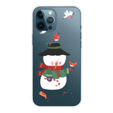 EIDERWOOD iPhone 16 Pro Max Skal Flexibel Plast - Jul-tema - Merry Christmas - Snögubbe