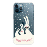 EIDERWOOD iPhone 16 Pro Max Skal Flexibel Plast - Jul-tema - Merry Christmas - Kaniner