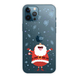 EIDERWOOD iPhone 16 Pro Max Skal Flexibel Plast - Jul-tema - Merry Christmas - Jultomten & Snöflingor