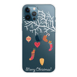 EIDERWOOD iPhone 16 Pro Max Skal Flexibel Plast - Jul-tema - Merry Christmas - Julstrumpor