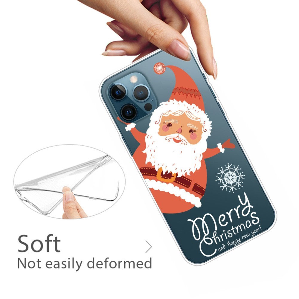 EIDERWOOD iPhone 16 Pro Max Skal Flexibel Plast - Jul-tema - Merry Christmas - Jultomten