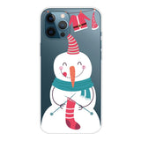 EIDERWOOD iPhone 16 Pro Max Skal Flexibel Plast - Jul-tema - Merry Christmas - Snögubbe Stickar Julstrumpor