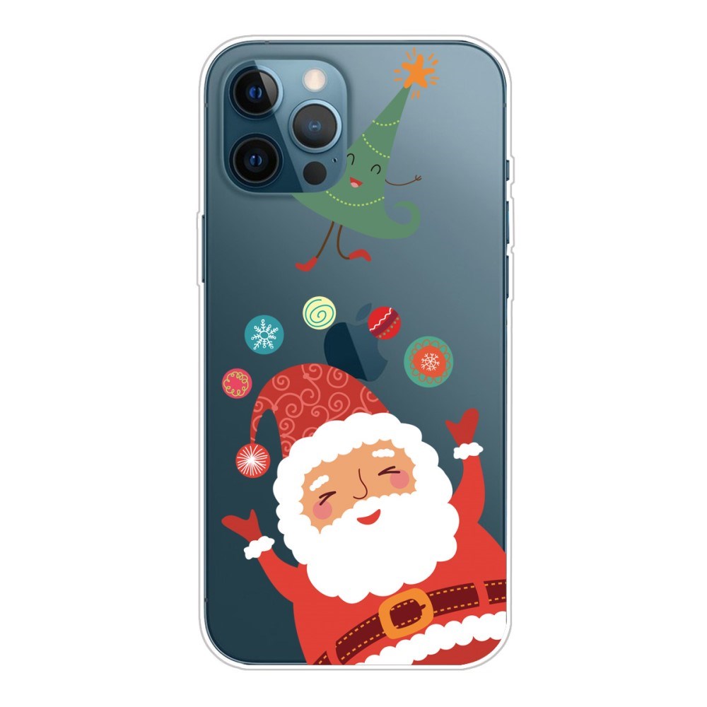 EIDERWOOD iPhone 16 Pro Max Skal Flexibel Plast - Jul-tema - Merry Christmas - Jultomten