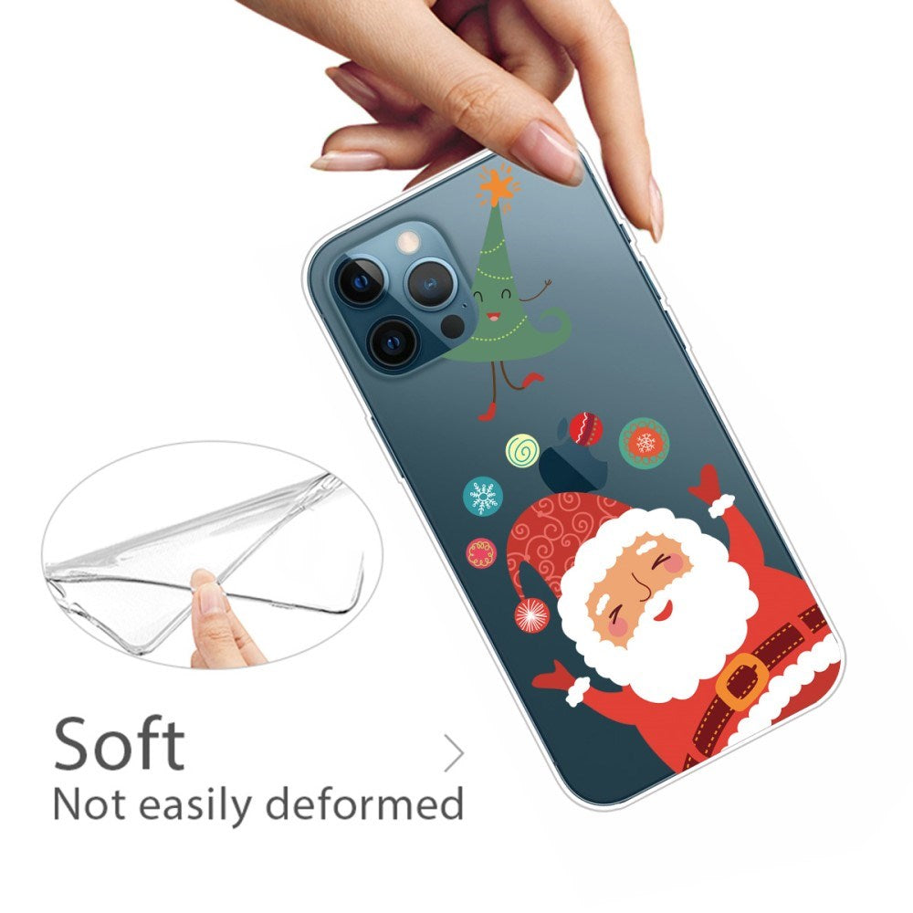 EIDERWOOD iPhone 16 Pro Max Skal Flexibel Plast - Jul-tema - Merry Christmas - Jultomten