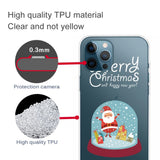 EIDERWOOD iPhone 16 Pro Max Skal Flexibel Plast - Jul-tema - Merry Christmas - Snöklot m. Jultomten